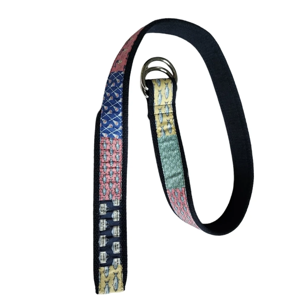 VINEYARD‎ VINES patchwork preppy belt junior's small